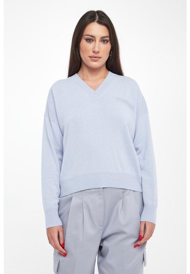 Sweter damski wełniany PESERICO. Materiał: wełna
