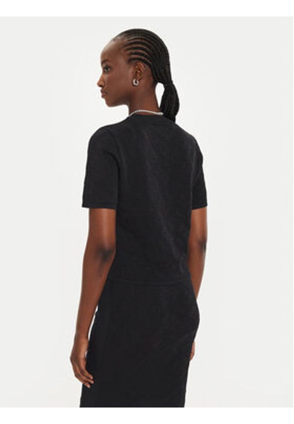 Pinko Bluzka Maglia 103976 A21T Czarny Regular Fit. Kolor: czarny. Materiał: syntetyk