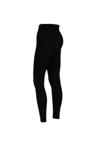 BLACK SNAKE - Damskie legginsy sportowe z wysokim stanem, spodnie fitness, czarny. Stan: podwyższony. Kolor: czarny. Materiał: poliamid, elastan. Sport: fitness