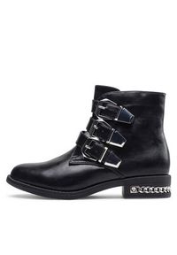 DeeZee Botki WS5168-02 Czarny. Kolor: czarny. Materiał: skóra #4