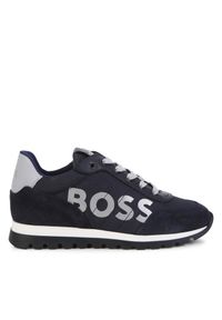 BOSS - Sneakersy Boss. Kolor: niebieski