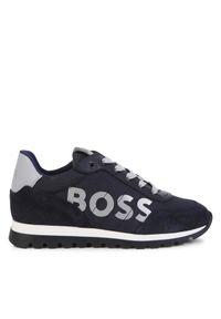 BOSS - Sneakersy Boss. Kolor: niebieski #1