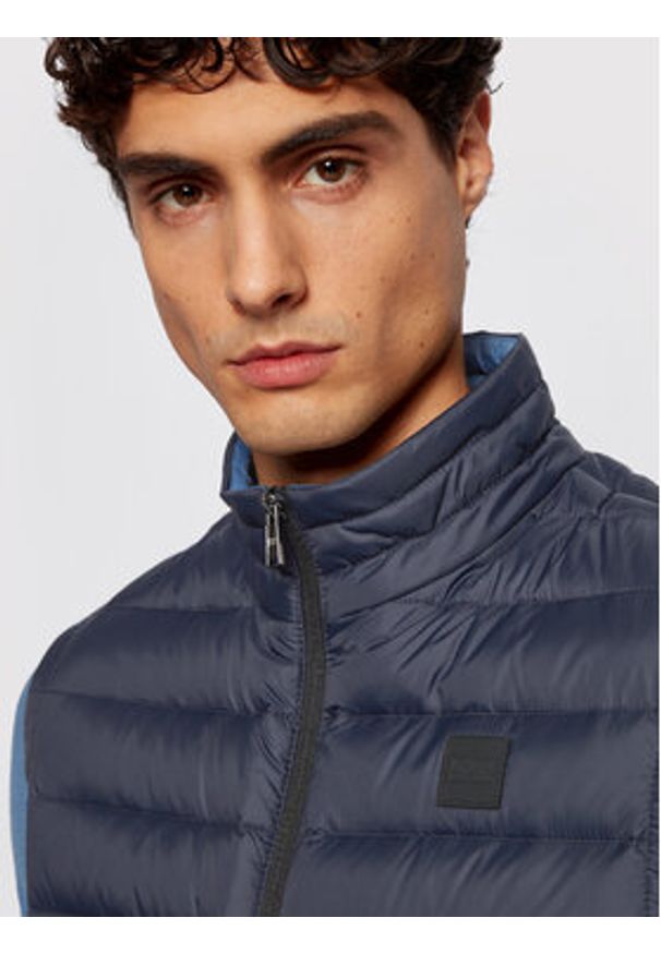 BOSS - Boss Kamizelka Chroma 50448705 Granatowy Regular Fit. Kolor: niebieski. Materiał: syntetyk