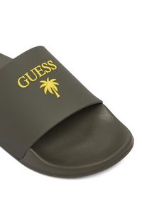 Guess Klapki F5GZ05 BB00F Zielony ciemny. Kolor: zielony. Materiał: syntetyk #7