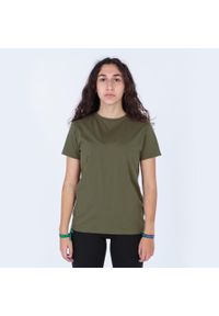 Joma Desert damska koszulka khaki 2XL — 100% bawełna, krótki rękaw. Kolor: zielony. Materiał: bawełna. Długość rękawa: krótki rękaw. Długość: krótkie. Sport: joga i pilates, piłka nożna #2