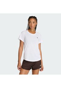 Adidas - Koszulka Workout Essentials Scoop Neck. Kolor: biały. Technologia: ClimaCool (Adidas). Sport: fitness #1