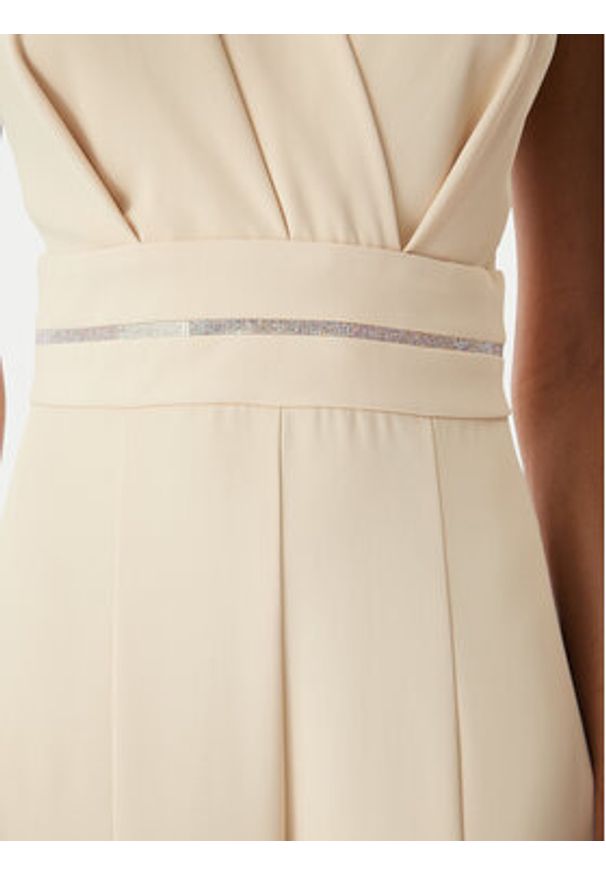 Rinascimento Kombinezon CFC0123490003 Beżowy Regular Fit. Kolor: beżowy. Materiał: syntetyk