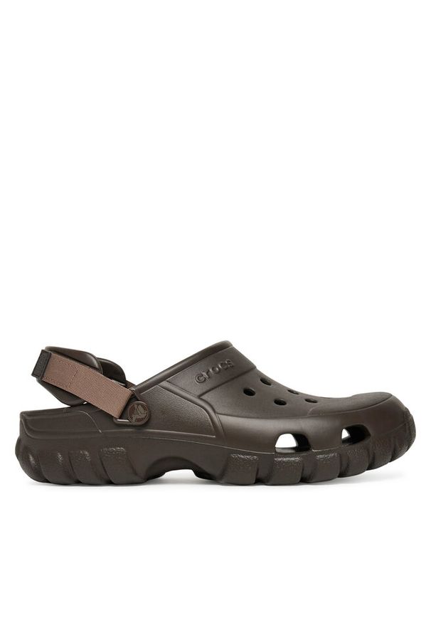 Klapki Crocs. Kolor: brązowy. Styl: sportowy
