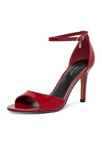 Nine West Sandały S4S16766 Czerwony. Kolor: czerwony. Materiał: materiał #3