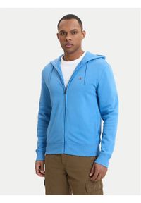 Napapijri Bluza Balis NP0A4HHV Niebieski Regular Fit. Kolor: niebieski. Materiał: bawełna #1