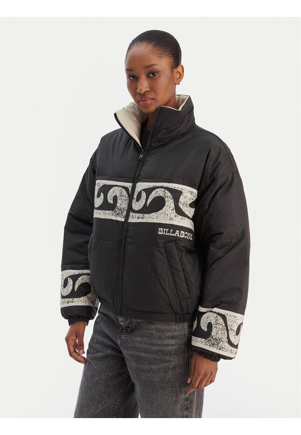 Billabong Kurtka zimowa Cozy Puffer EBJJK00140 Czarny Regular Fit. Kolor: czarny. Materiał: syntetyk. Sezon: zima