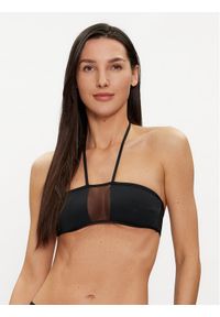 Calvin Klein Swimwear Góra od bikini KW0KW02326 Czarny. Kolor: czarny. Materiał: syntetyk