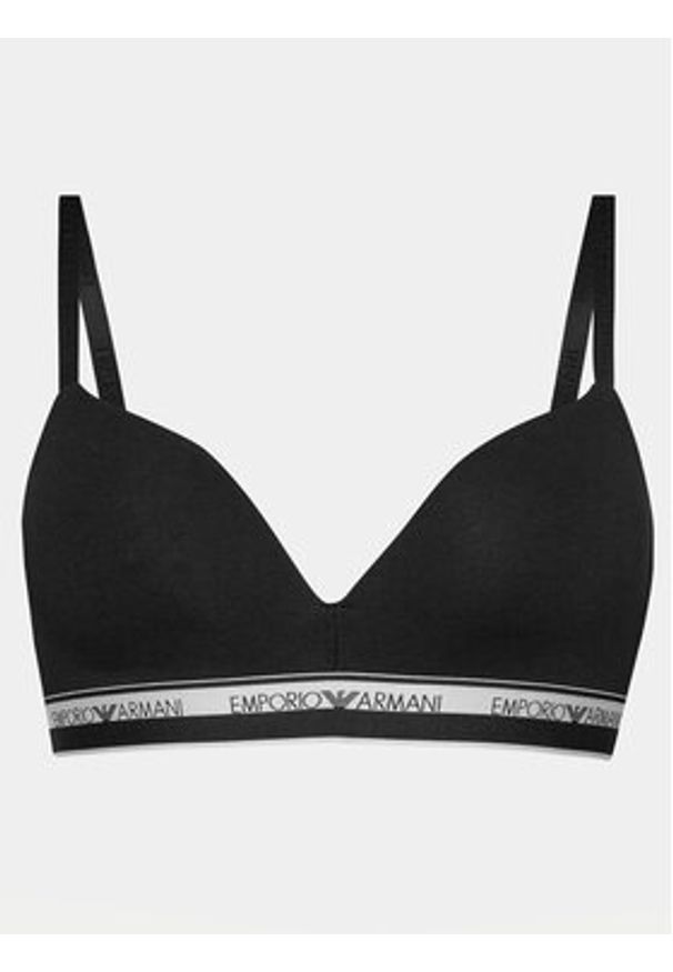 Emporio Armani Underwear Biustonosz bezfiszbinowy 164410 4R227 00020 Czarny. Kolor: czarny. Materiał: bawełna