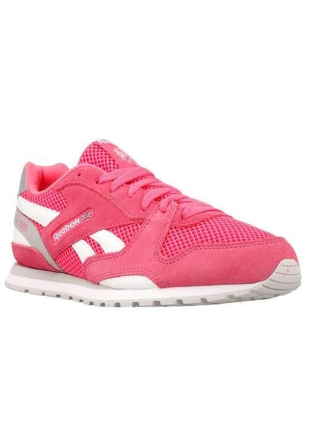 Buty do chodzenia dla dzieci Reebok GL 3000. Zapięcie: sznurówki. Kolor: różowy. Materiał: tkanina, materiał, skóra, syntetyk. Szerokość cholewki: normalna. Sport: turystyka piesza