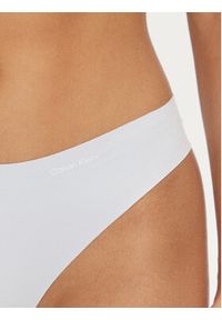 Calvin Klein Underwear Komplet 3 par stringów Thong 3Pk 000QD5219E Kolorowy. Materiał: bawełna. Wzór: kolorowy #7