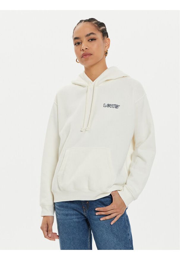 Levi's® Bluza Graphic Everyday A8801-0008 Biały Regular Fit. Kolor: biały. Materiał: syntetyk, bawełna