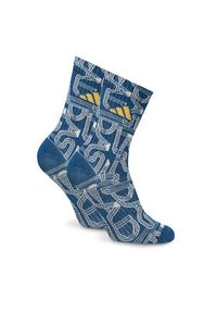 Adidas - adidas Skarpety długie KA9946 Niebieski. Kolor: niebieski. Materiał: bawełna #4