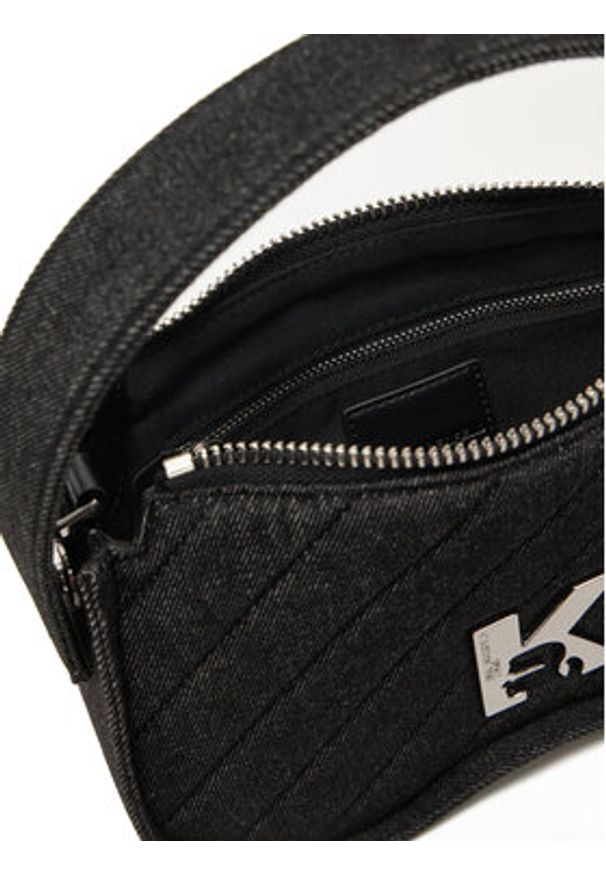 Karl Lagerfeld Jeans Torebka A1W30278 Czarny. Kolor: czarny