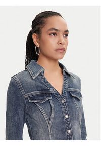 Miss Sixty 6S1DJ48900 Sukienka jeansowa Deep Blue F58. Kolor: niebieski. Materiał: bawełna #5