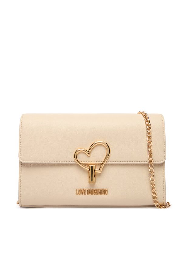 Love Moschino - LOVE MOSCHINO Torebka JC4327PP1OLQ0110 Écru. Materiał: skórzane
