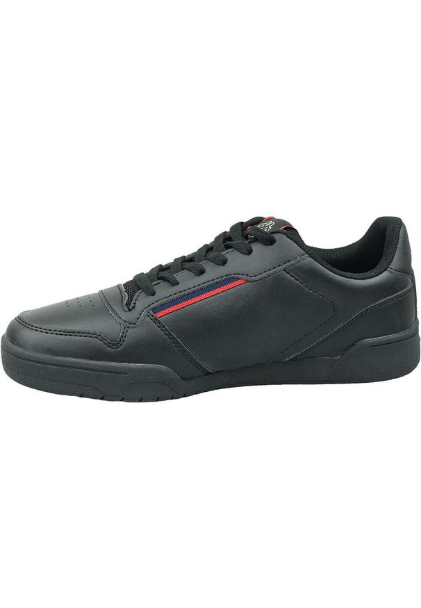 Buty sportowe Sneakersy męskie, Kappa Marabu. Zapięcie: sznurówki. Kolor: czerwony, czarny, wielokolorowy. Materiał: syntetyk, tkanina, materiał. Szerokość cholewki: normalna. Sport: turystyka piesza