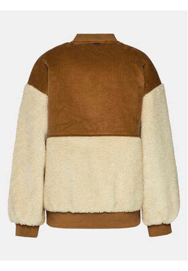 Billabong Kurtka bomber Wave Melody EBJJK00114 Écru Regular Fit. Materiał: syntetyk