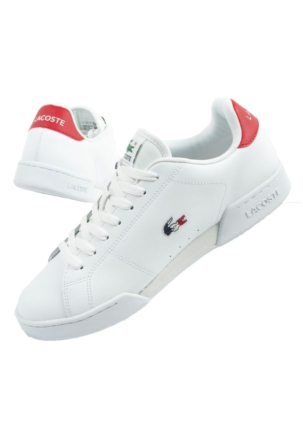 Buty sportowe męskie Lacoste Carnaby Cup 125 4 SMA. Kolor: biały. Materiał: skóra