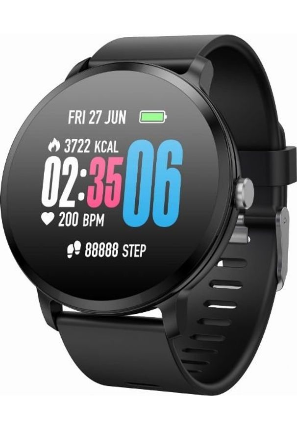 Smartwatch Garett Electronics Sport 24 Czarny (11430). Rodzaj zegarka: smartwatch. Kolor: czarny. Styl: sportowy