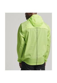 Kurtka treningowa męska Superdry Run Lw Waterproff Shell. Kolor: żółty. Materiał: poliamid. Sport: bieganie #2
