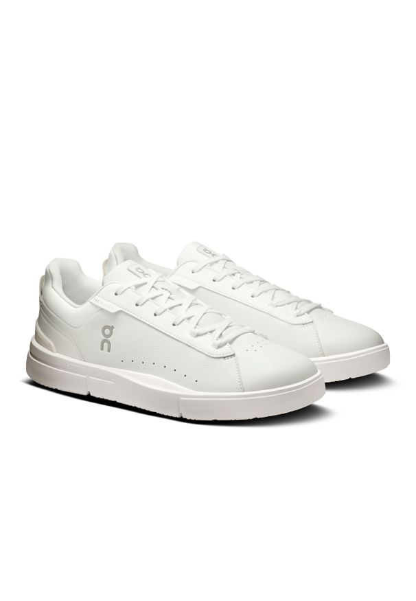 On - ON THE ROGER Advantage White | White Sneakersy męskie. Okazja: na co dzień. Kolor: biały. Szerokość cholewki: normalna. Sport: tenis