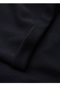 Ombre Clothing - Dzianinowe szorty męskie z podwiniętymi nogawkami - czarne V2. Okazja: na co dzień. Kolor: czarny. Materiał: dzianina. Wzór: jednolity. Styl: klasyczny, casual #7