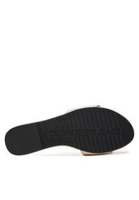 Calvin Klein Jeans Klapki Flat Sandal Slide Mg Met YW0YW01348 Różowy. Kolor: różowy