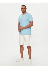 Lee Szorty jeansowe 5 Pocket 112349236 Écru Regular Fit. Kolor: kremowy. Materiał: lyocell, bawełna #4