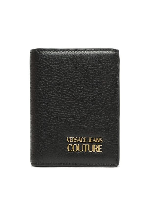 Duży Portfel Męski Versace Jeans Couture. Kolor: czarny