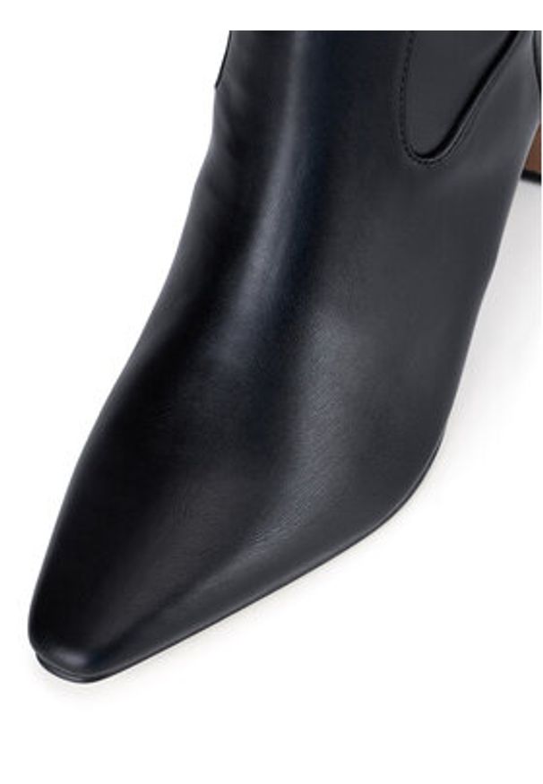 Nine West Kozaki WFA3354-1 Czarny. Kolor: czarny. Materiał: materiał