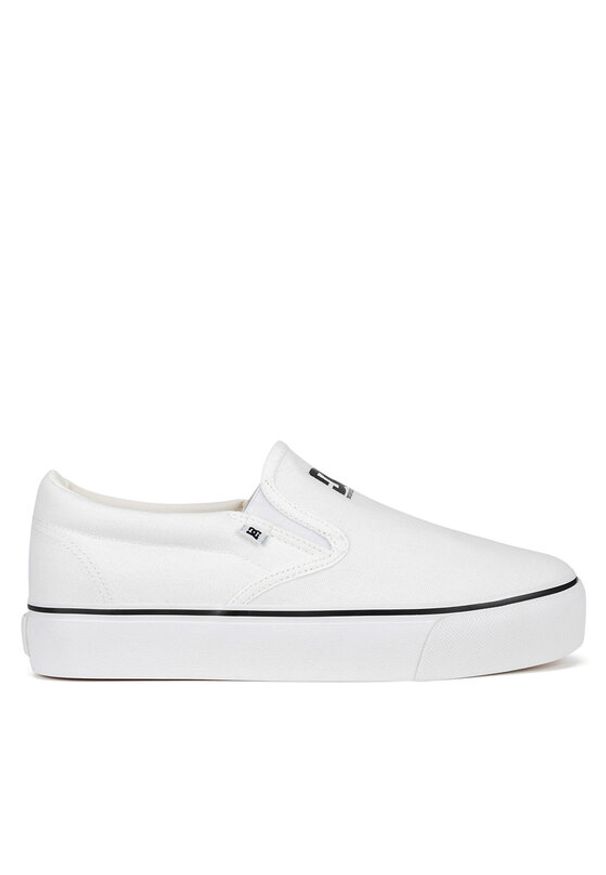 DC Shoes Tenisówki WFA3015-1 Biały. Kolor: biały. Materiał: materiał