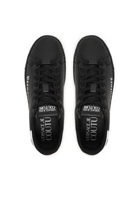 Versace Jeans Couture Sneakersy 80YA3SKC Czarny. Kolor: czarny. Materiał: skóra #3