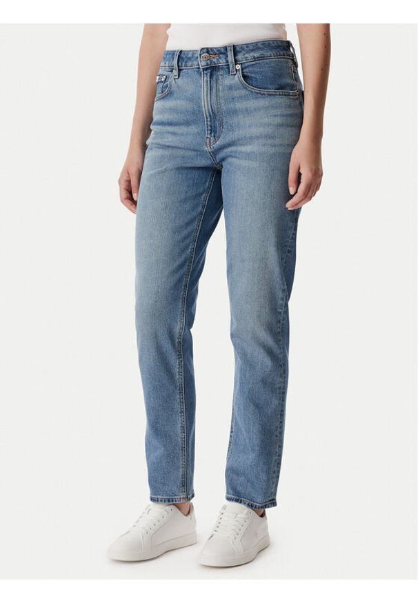 Calvin Klein Jeans Jeansy LV047F951G Niebieski Mom Fit. Kolor: niebieski