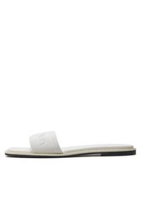 Calvin Klein Klapki Flat Slide He HW0HW01989 Biały. Kolor: biały. Materiał: materiał #6