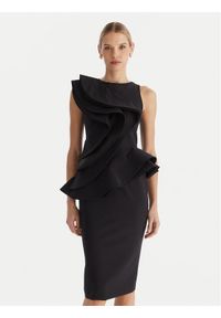 Babylon Sukienka koktajlowa MF0214 Czarny Slim Fit. Kolor: czarny. Materiał: syntetyk. Styl: wizytowy #1