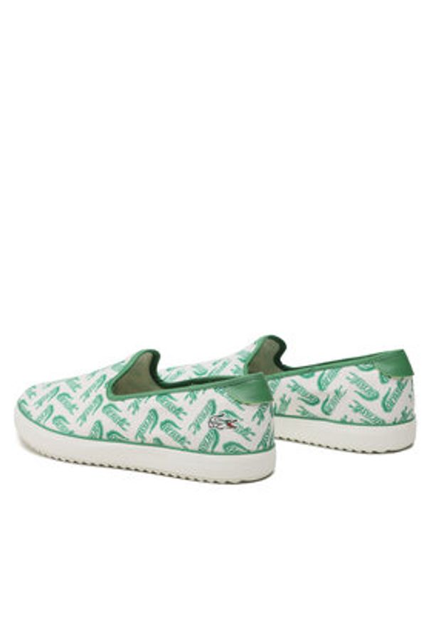 Lacoste Tenisówki Canvas Resort 123 2 Cma 745CMA0038WG1 Biały. Kolor: biały. Materiał: materiał