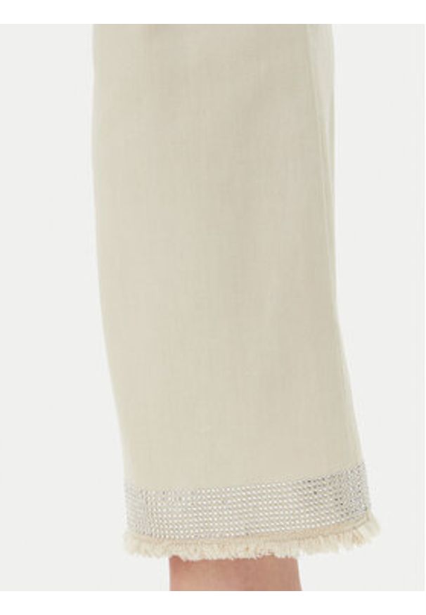 Joseph Ribkoff Kuloty 243964S25 Beżowy Regular Fit. Kolor: beżowy. Materiał: bawełna, syntetyk