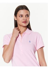 Polo Ralph Lauren Polo 211870245013 Różowy Slim Fit. Typ kołnierza: polo. Kolor: różowy. Materiał: bawełna #3