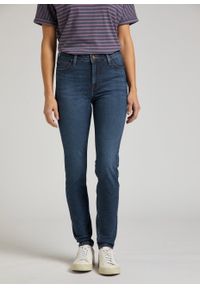 Lee - LEE SCARLETT HIGH DAMSKIE SPODNIE JEANSOWE DARK WORN L626CGBD