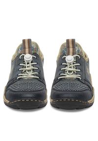 Rieker Sneakersy L0538-14 Granatowy. Kolor: niebieski. Materiał: materiał, syntetyk #4