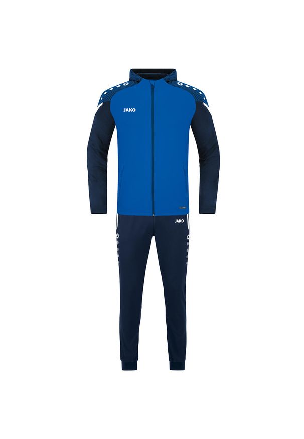 Dres Jako Performance Niebieski Królewski/Granatowy. Kolor: niebieski. Materiał: poliester. Sport: piłka nożna