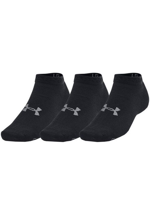 Under Armour - Niskie Skarpetki Dla Dorosłych Unisex Essential (zestaw 3 Sztuk). Kolor: czarny. Sport: turystyka piesza