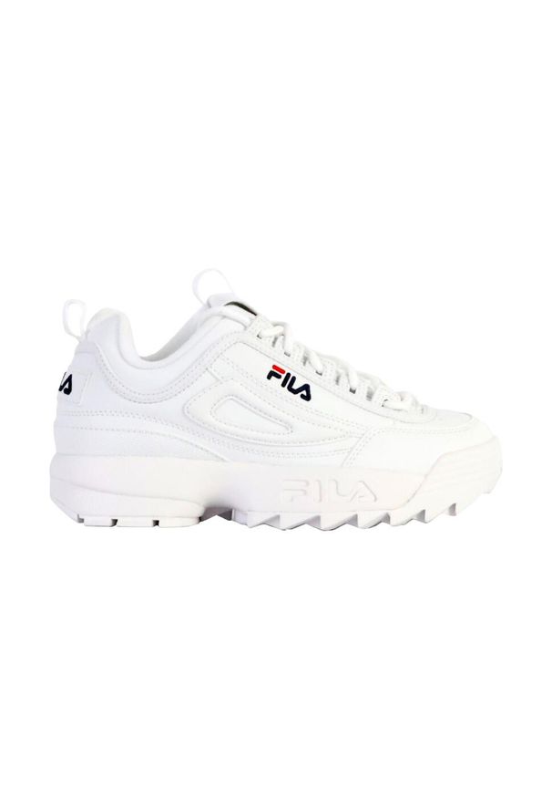 Buty do chodzenia damskie Fila Disruptor. Kolor: biały. Materiał: syntetyk, materiał, tkanina. Sport: turystyka piesza