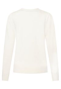 TOMMY HILFIGER - Tommy Hilfiger Sweter WW0WW44984 Biały Regular Fit. Kolor: biały. Materiał: bawełna #3
