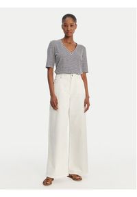 Weekend Max Mara T-Shirt Opzione 2615941042 Granatowy Regular Fit. Kolor: niebieski. Materiał: len #4
